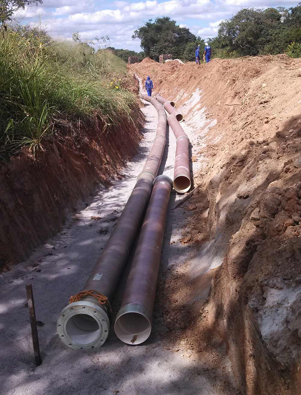 Adutora de Vinhaça de 3Km